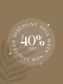 BLACK FRIDAY 40% OFF