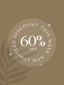 BLACK FRIDAY 60% OFF