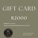 R 2000 Gift Card