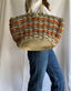 Nissi Woven Bag Camel Avocado & Pumpkin